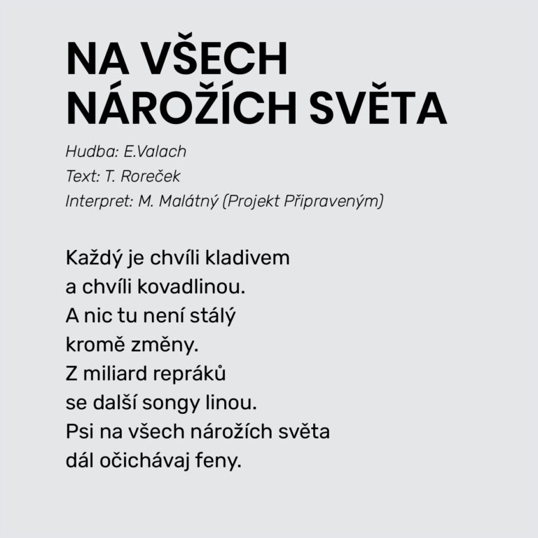 NA VŠECH NÁROŽÍCH SVĚTA