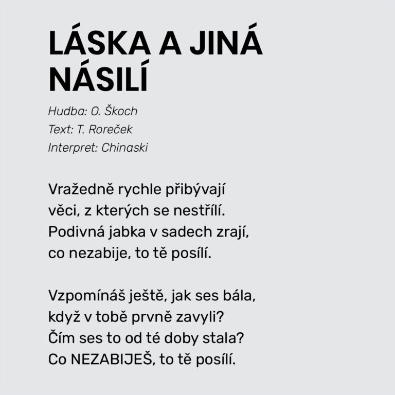 LÁSKA A JINÁ NÁSILÍ