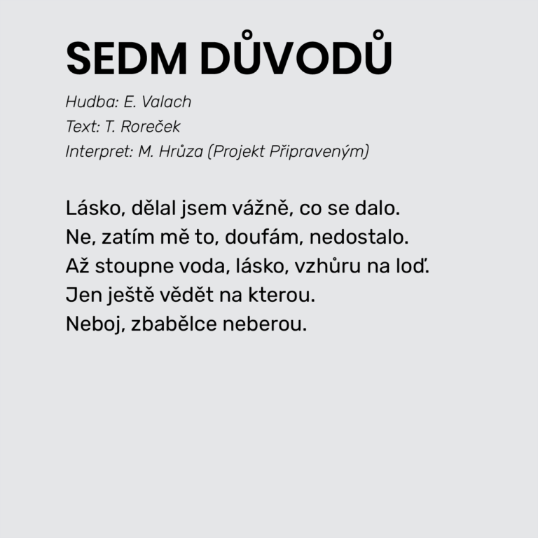 SEDM DŮVODŮ