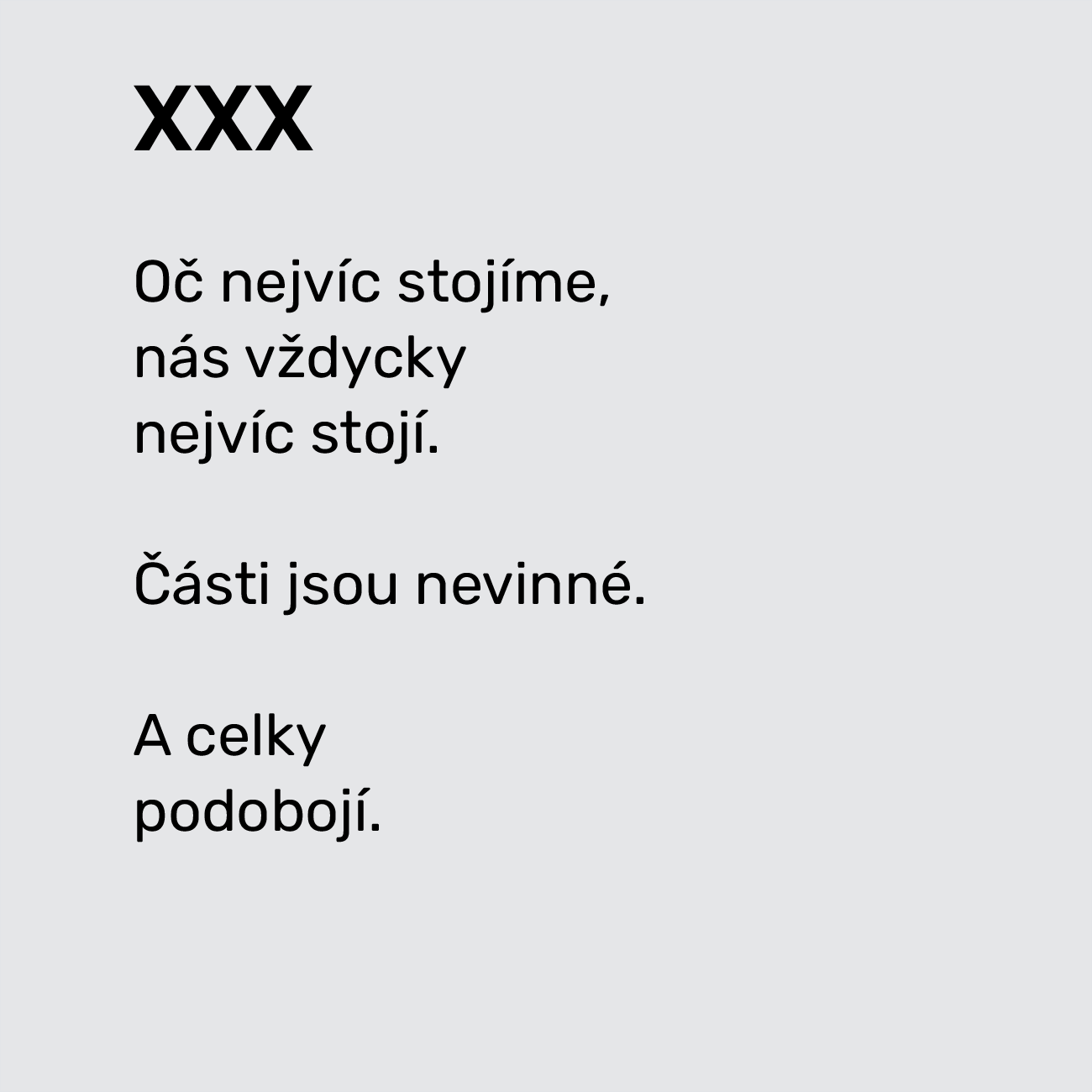 XXX