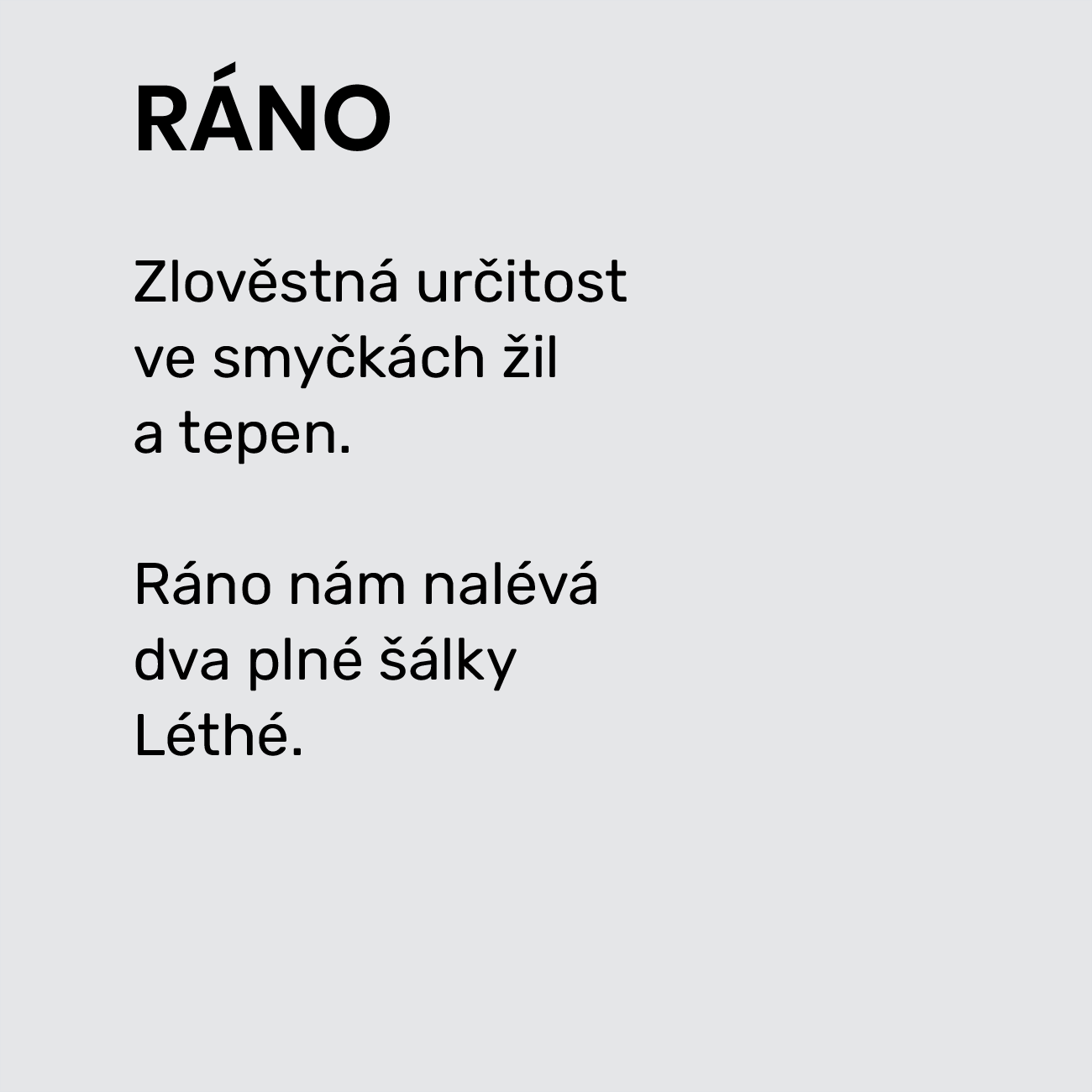 RÁNO