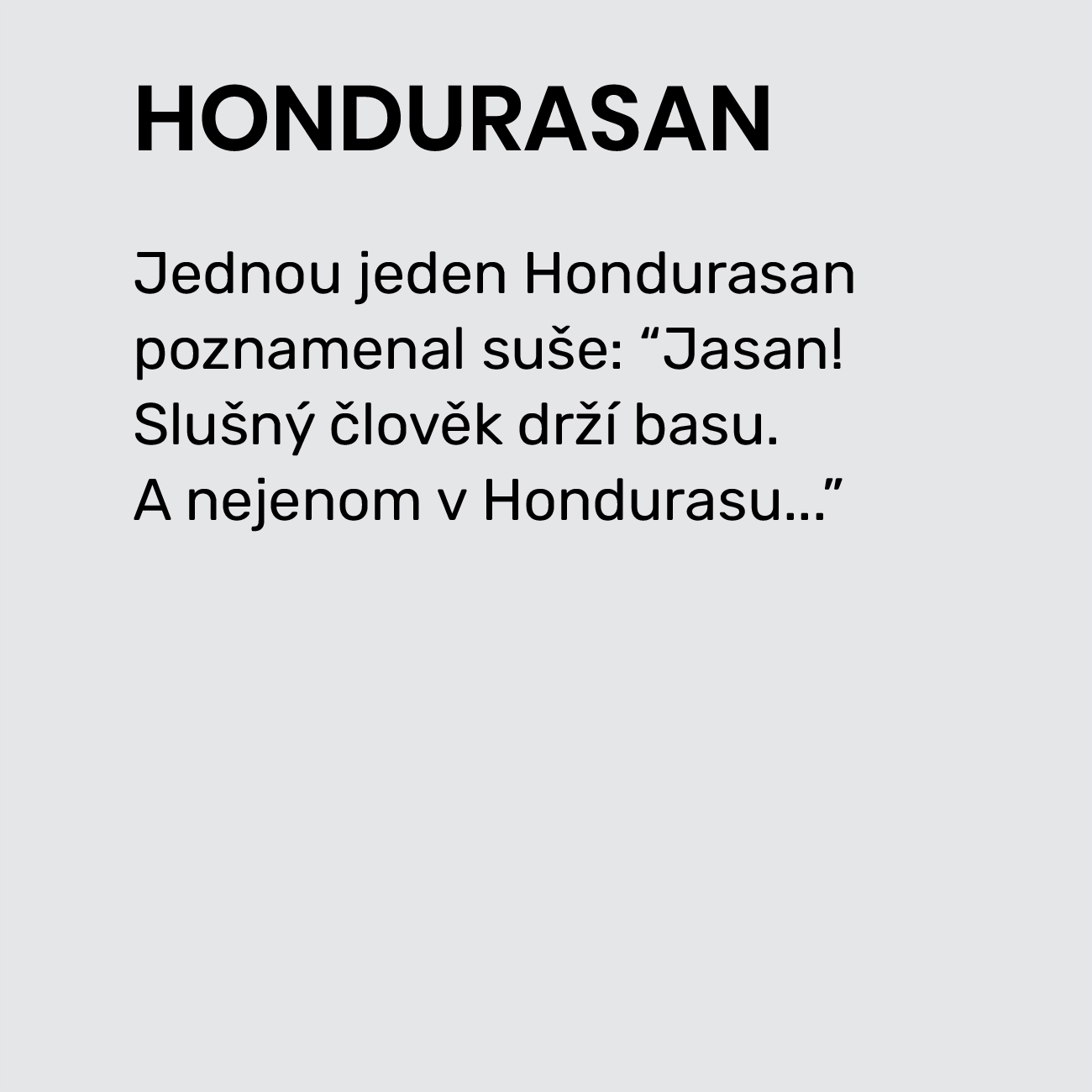 HONDURASAN