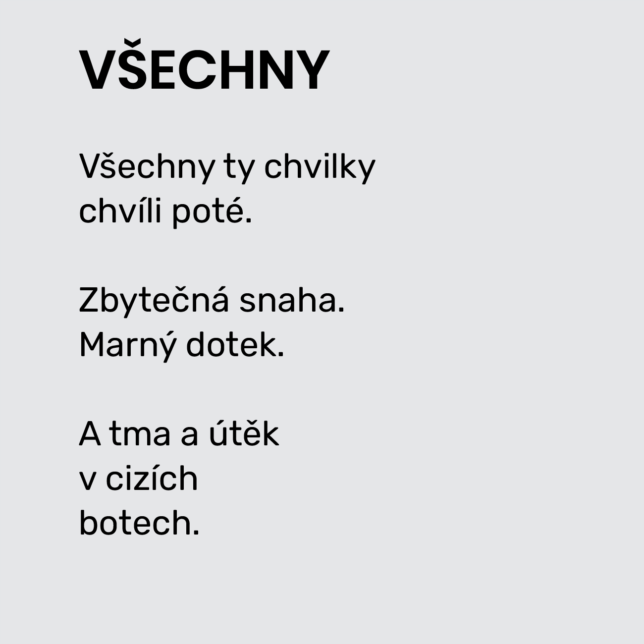 VŠECHNY