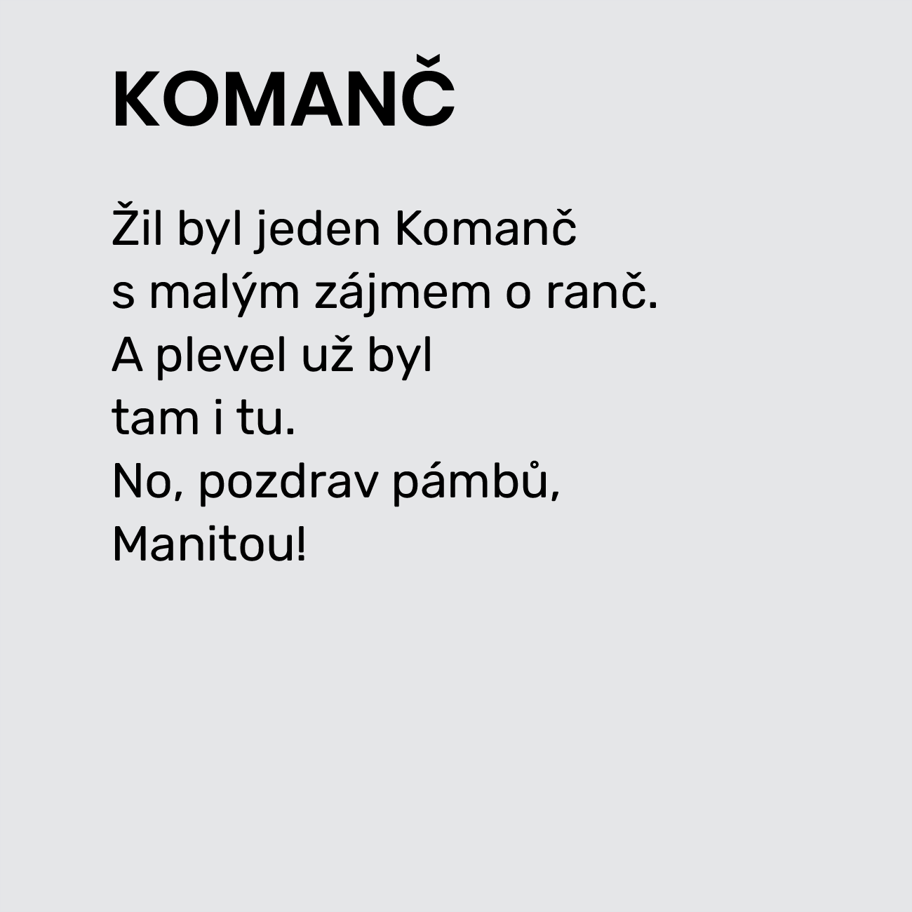 KOMANČ