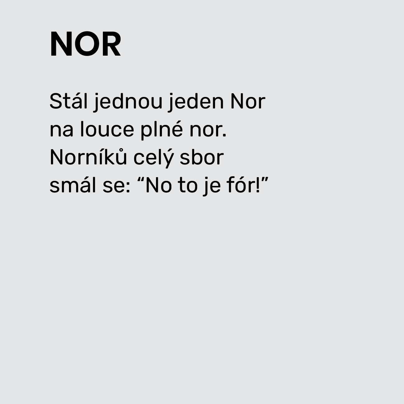 NOR