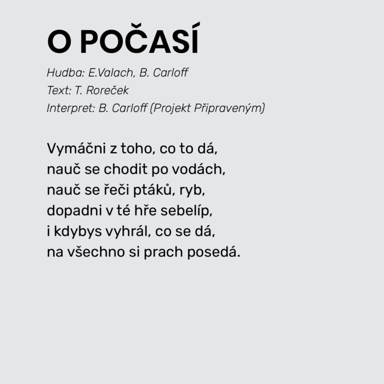 O POČASÍ