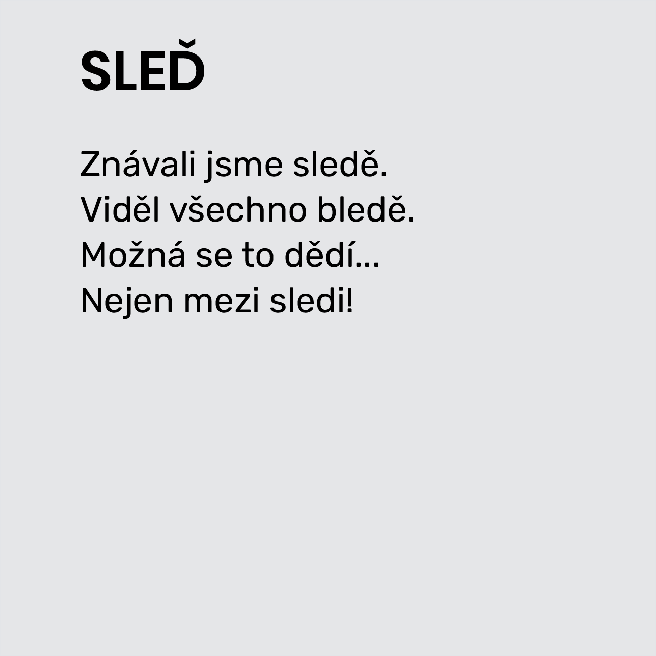 SLEĎ