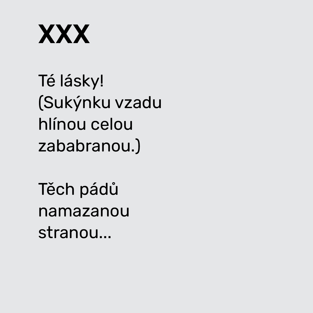 XXX