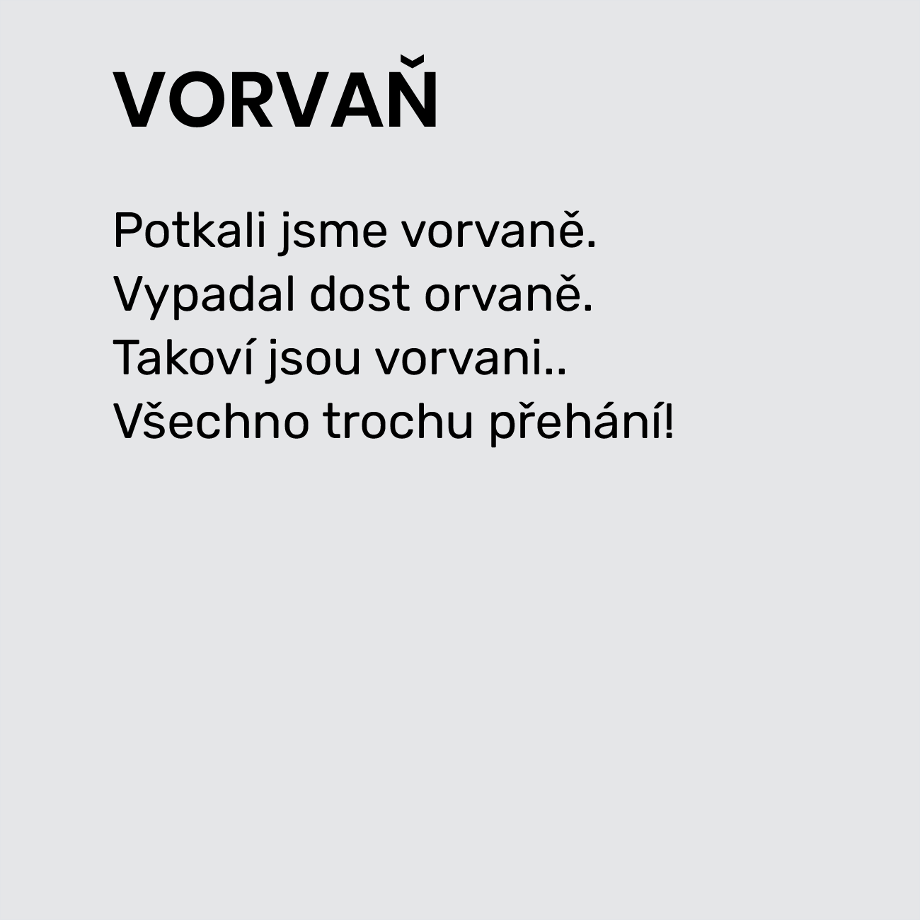 VORVAŇ