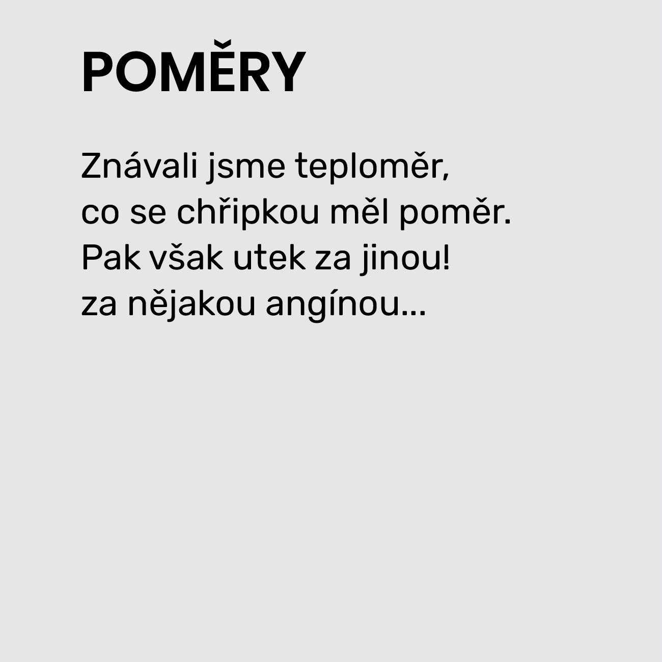 POMĚRY