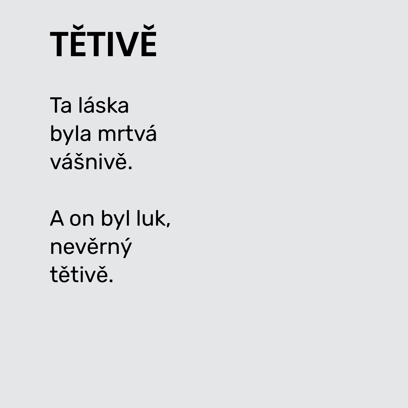 TĚTIVĚ