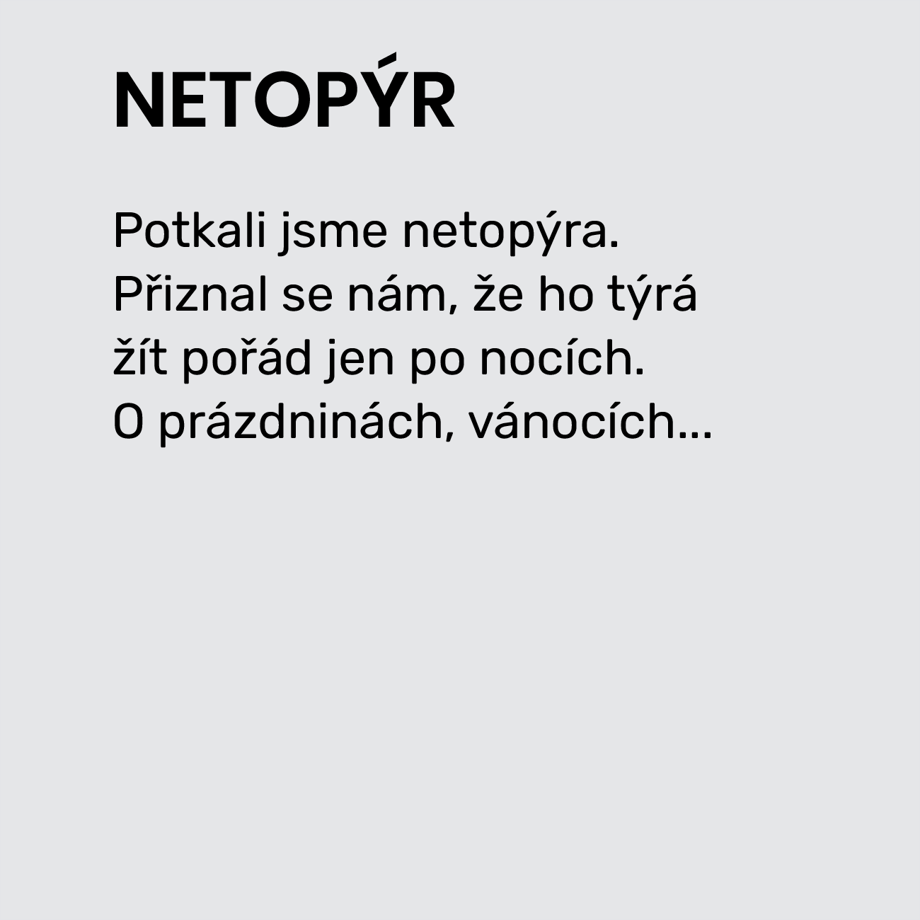 NETOPÝR