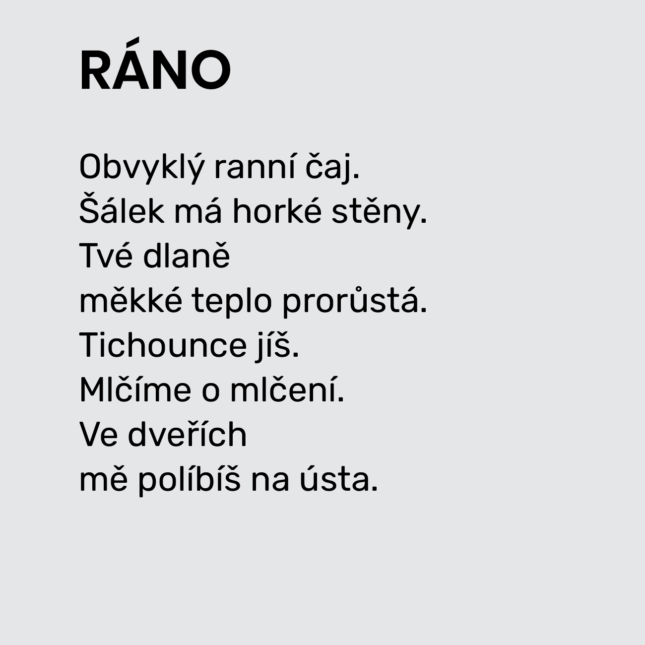 RÁNO