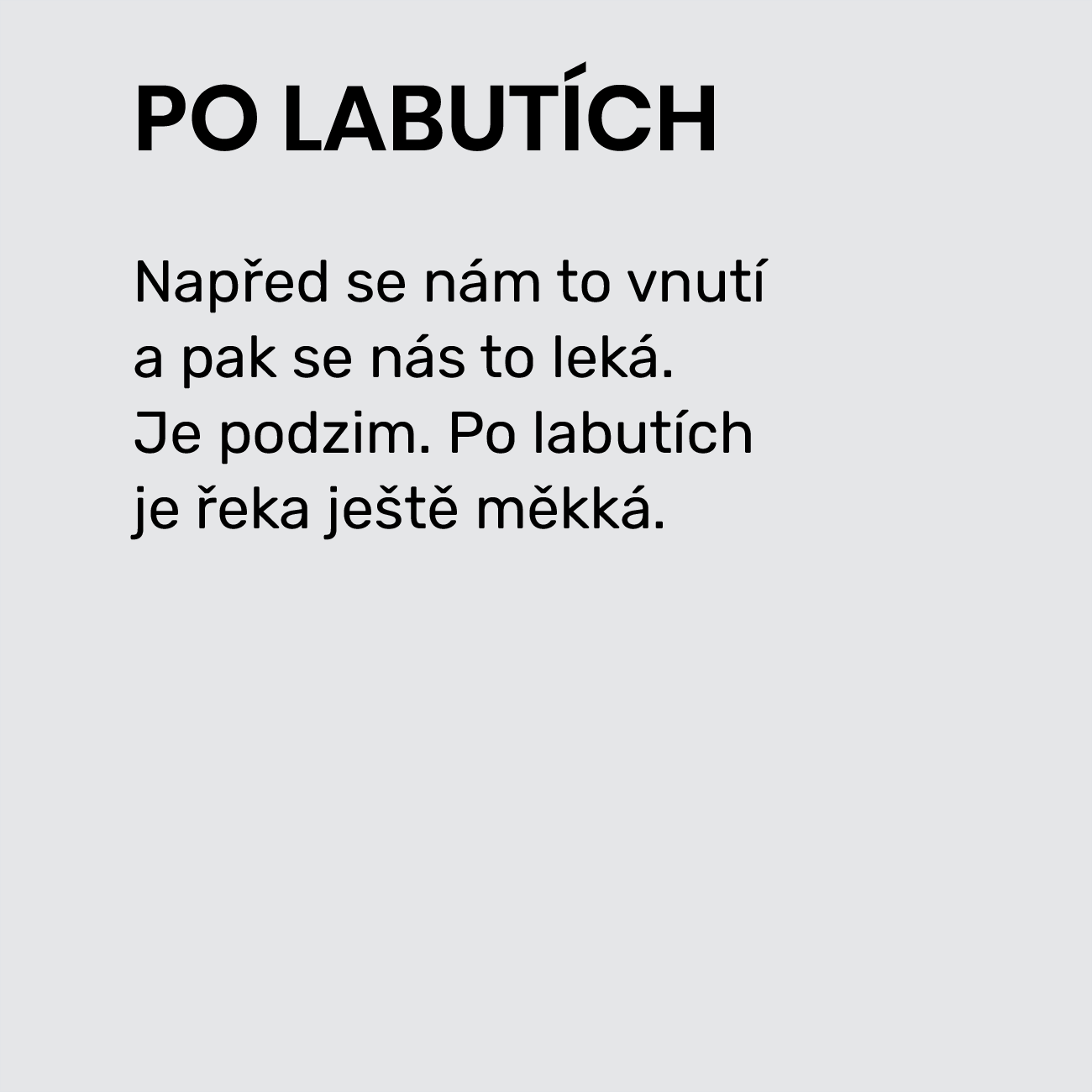 PO LABUTÍCH