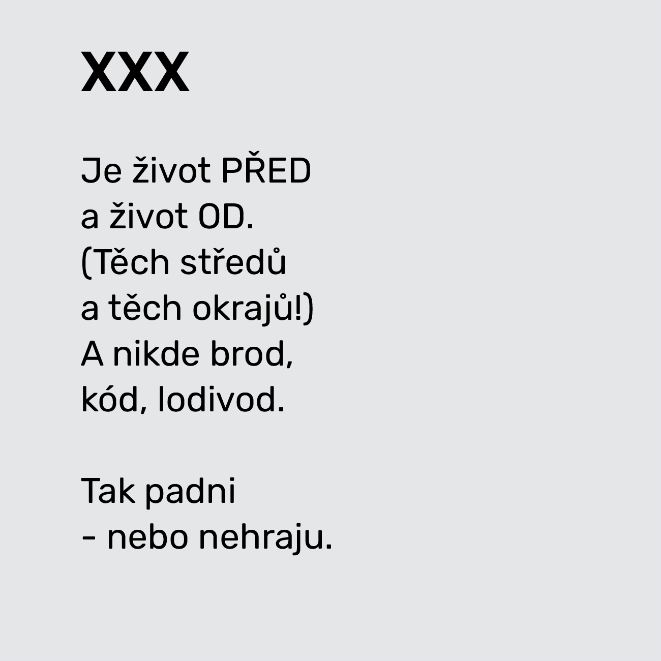 XXX