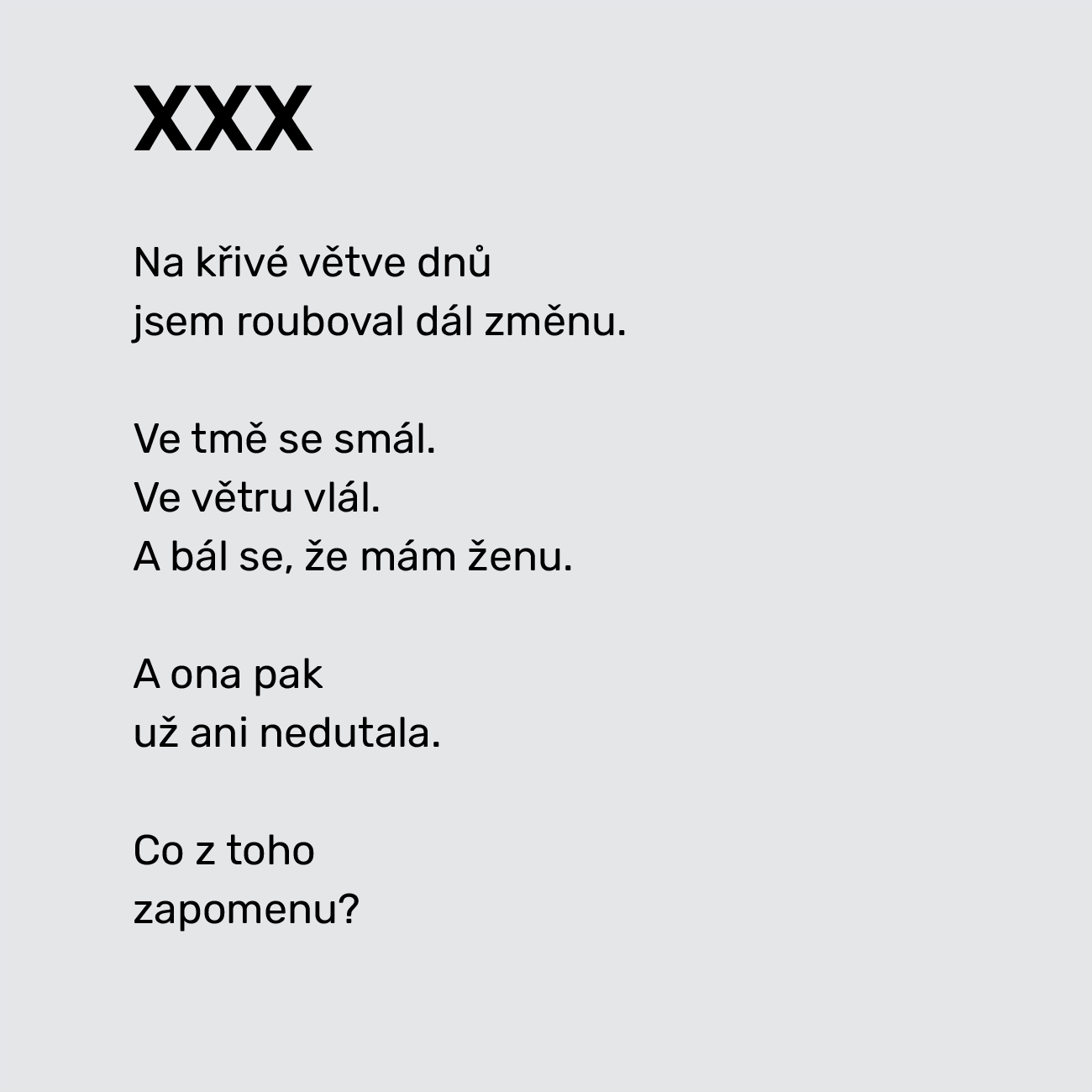 XXX