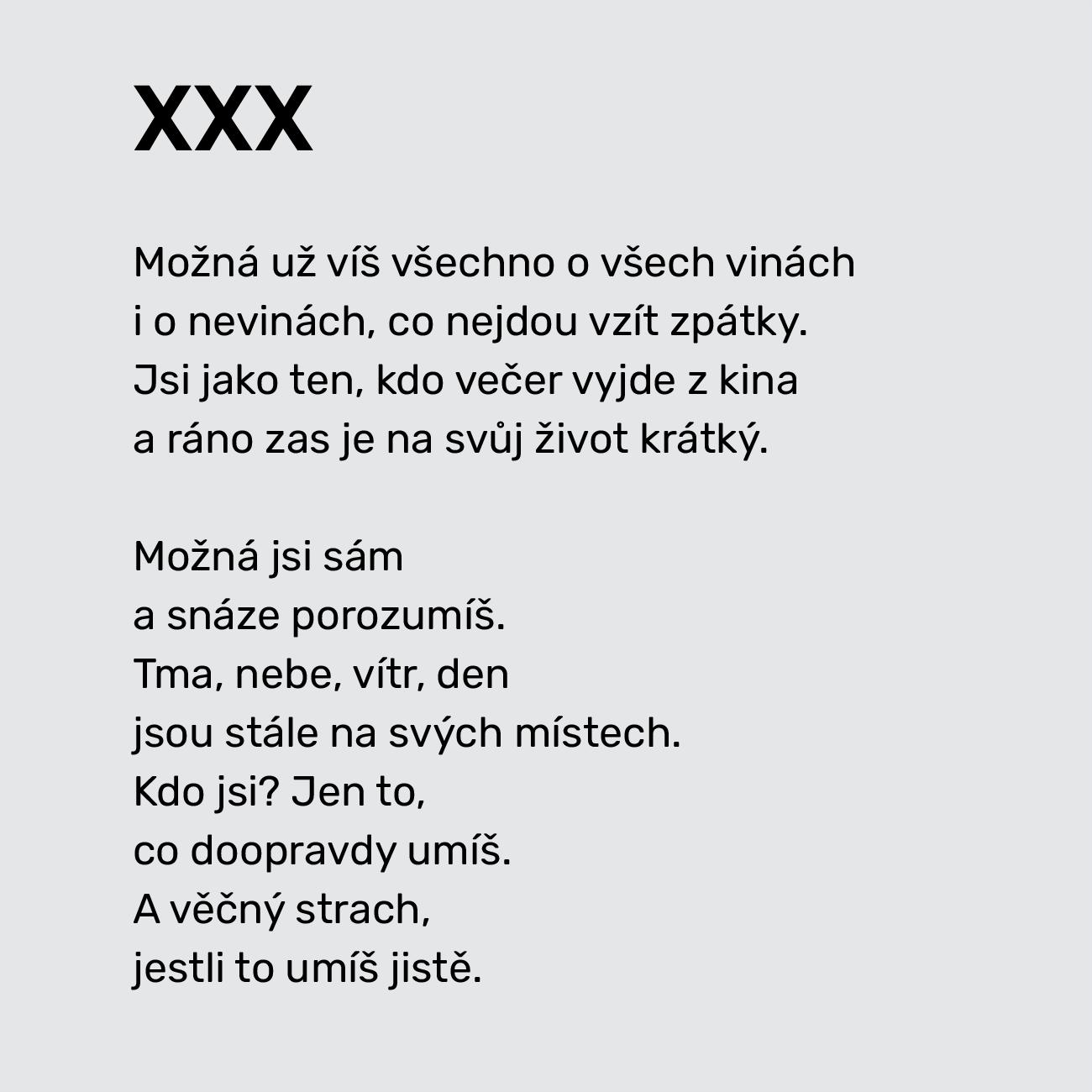 XXX